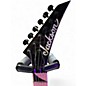 Used Jackson JS34Q DINKY Purple Solid Body Electric Guitar
