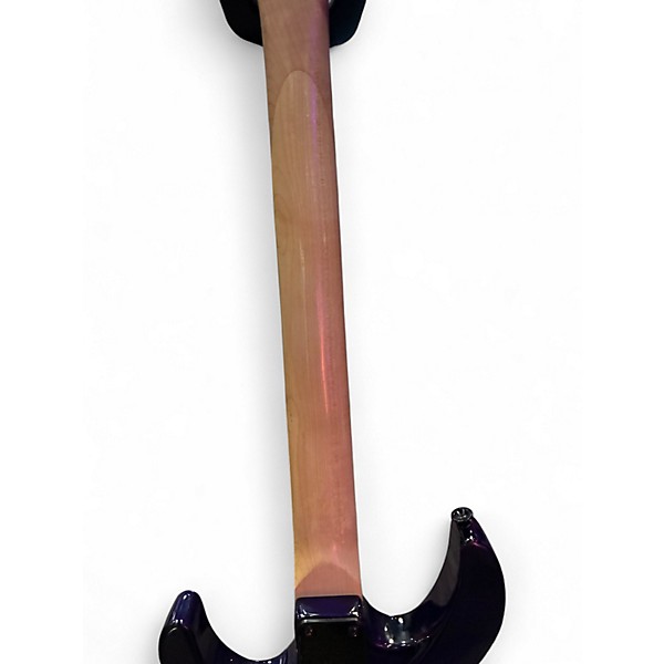 Used Jackson JS34Q DINKY Purple Solid Body Electric Guitar