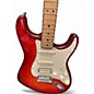 Used Fender Select Stratocaster BING CHERRY TRANSPARENT Solid Body Electric Guitar