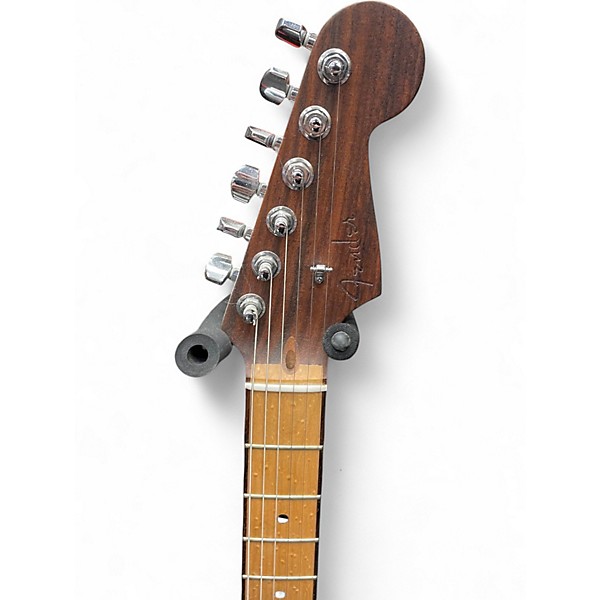 Used Fender Select Stratocaster BING CHERRY TRANSPARENT Solid Body Electric Guitar