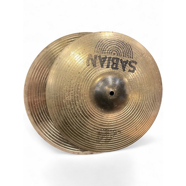 Used SABIAN 14in AA Metal X Hi Hat Pair Cymbal