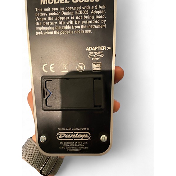 Used Dunlop GCB95 Original Crybaby Wah Effect Pedal