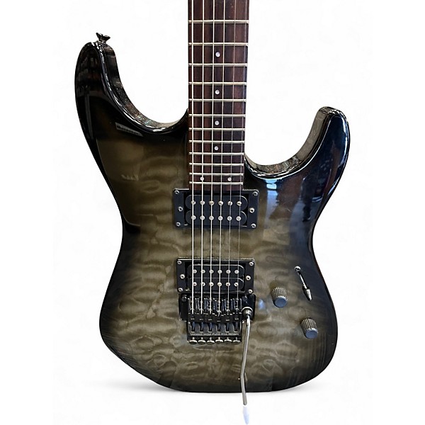 Used Squier STAGE MASTER TRANS CHARCOAL Solid Body Electric Guitar