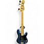 Used Fender American Performer Precision Bass SATIN LAKE PLACID BLUE Electric Bass Guitar thumbnail