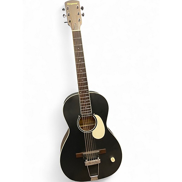 Used Orangewood JUNIPER RUBBER BRIDGE PARLOR Black Acoustic Guitar