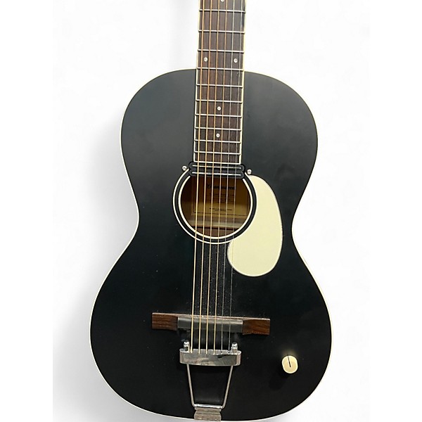 Used Orangewood JUNIPER RUBBER BRIDGE PARLOR Black Acoustic Guitar