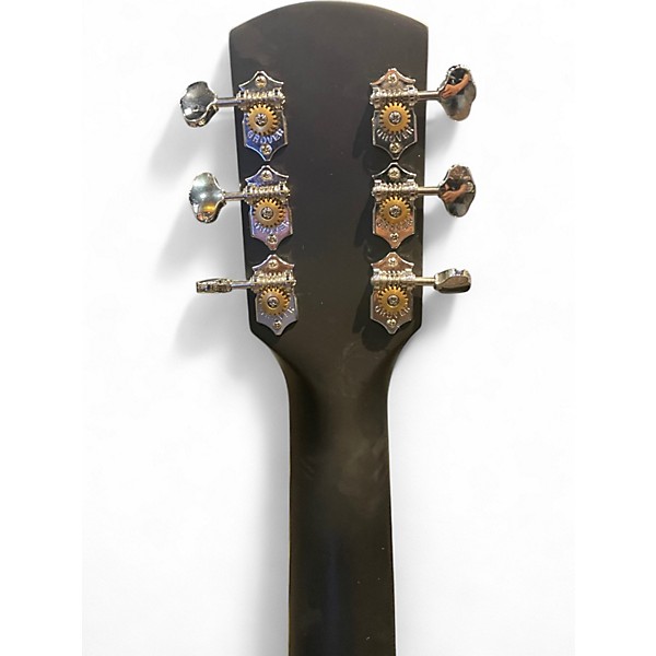 Used Orangewood JUNIPER RUBBER BRIDGE PARLOR Black Acoustic Guitar