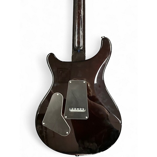 Used PRS SE Custom 24 Black and Gold Solid Body Electric Guitar