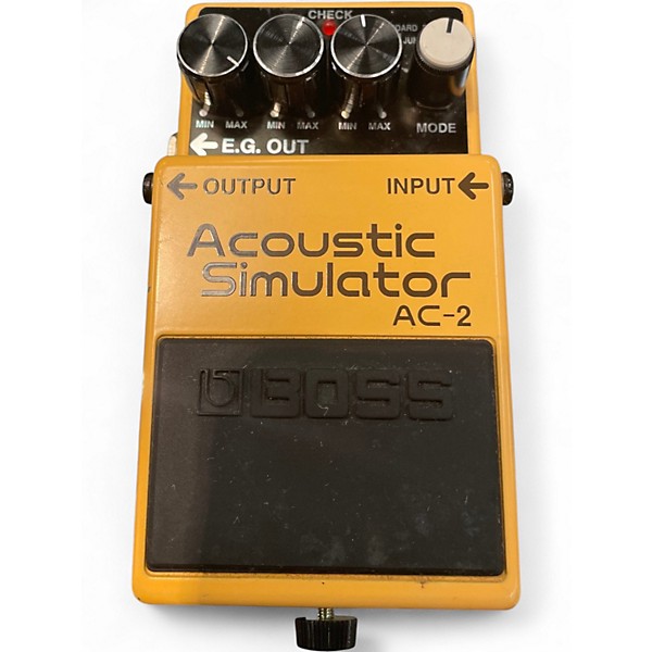Used BOSS AC2 Acoustic Simulator Effect Pedal