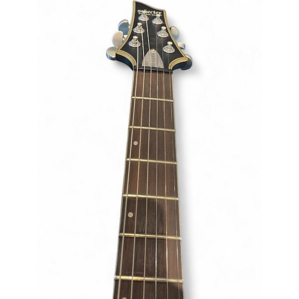 Used Schecter Guitar Research C1 Platinum Trans Gray Solid Body Electric Guitar