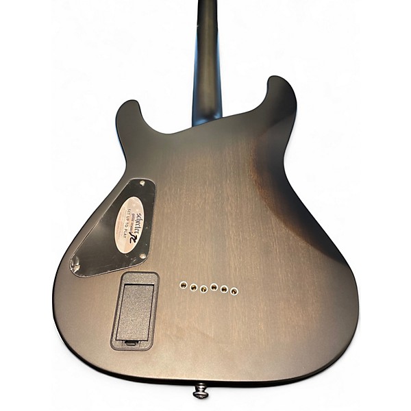 Used Schecter Guitar Research C1 Platinum Trans Gray Solid Body Electric Guitar