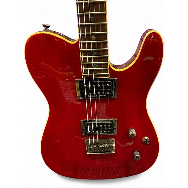 Used Fender Special Edition Custom Telecaster FMT HH Cherry Solid Body Electric Guitar