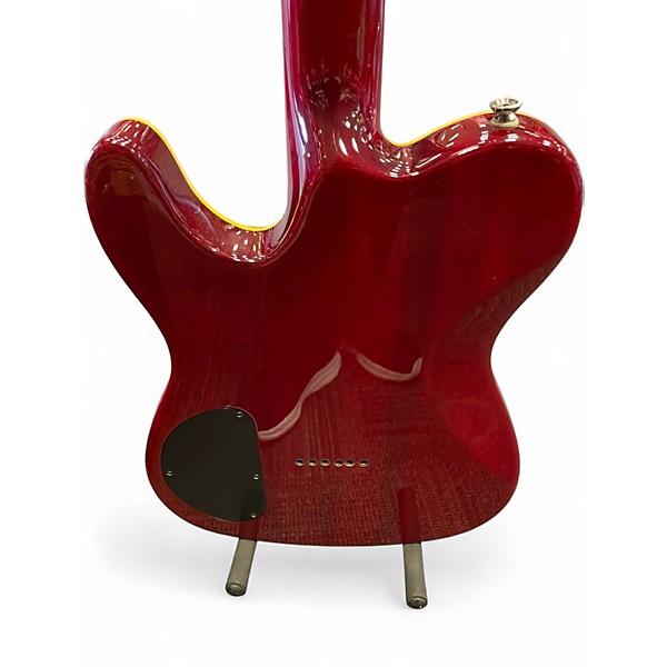 Used Fender Special Edition Custom Telecaster FMT HH Cherry Solid Body Electric Guitar