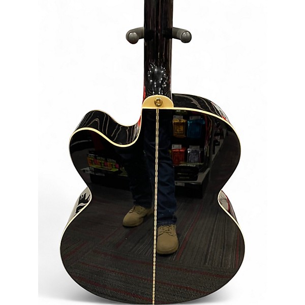 Used Epiphone j 200ec studio black Acoustic Electric Guitar