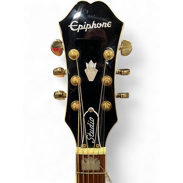 Used Epiphone j 200ec studio black Acoustic Electric Guitar