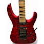 Used Jackson JS34Q Dinky Crimson Red Trans Solid Body Electric Guitar