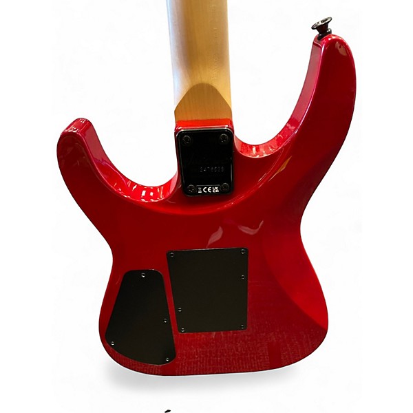 Used Jackson JS34Q Dinky Crimson Red Trans Solid Body Electric Guitar
