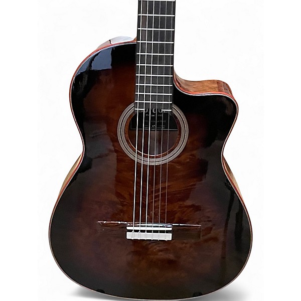 Used Cordoba Fusion 12 Brown Sugar Burst Classical Acoustic Electric Guitar
