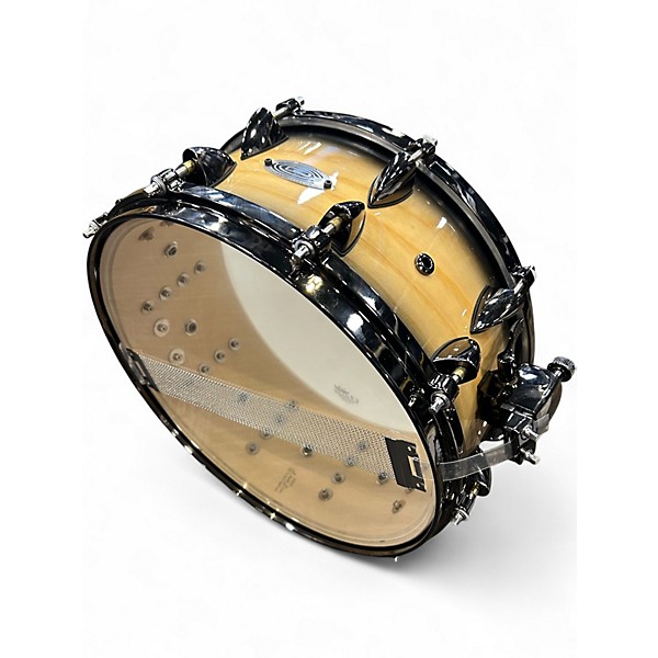 Used Orange County Drum & Percussion 14X6 MAPLE SNARE NATURAL BLACK BURST Drum