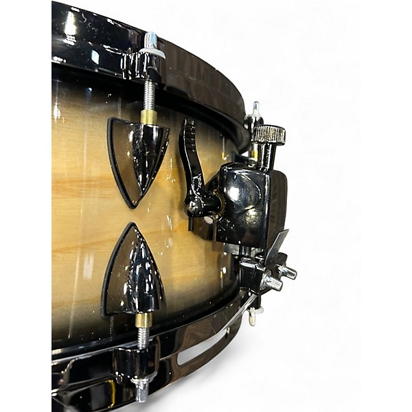 Used Orange County Drum & Percussion 14X6 MAPLE SNARE NATURAL BLACK BURST Drum