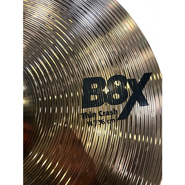 Used SABIAN 14in B8X THIN CRASH Cymbal