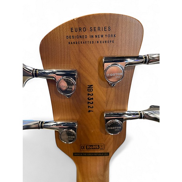 Used Spector Euro 4 RST zebrawood Electric Bass Guitar