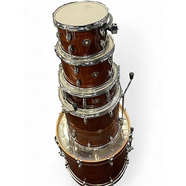 Used Gretsch Drums 5 Piece Catalina Maple Walnut Glaze Drum Kit
