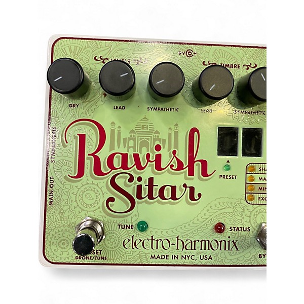 Used Electro-Harmonix The Ravish Sitar Synthesizer Effect Pedal