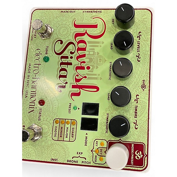 Used Electro-Harmonix The Ravish Sitar Synthesizer Effect Pedal