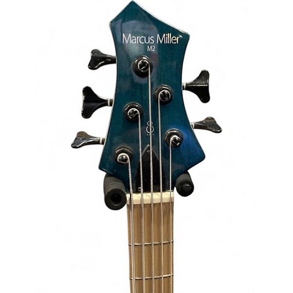 Used Sire Marcus Miller M2 5 String Trans Blue Electric Bass Guitar