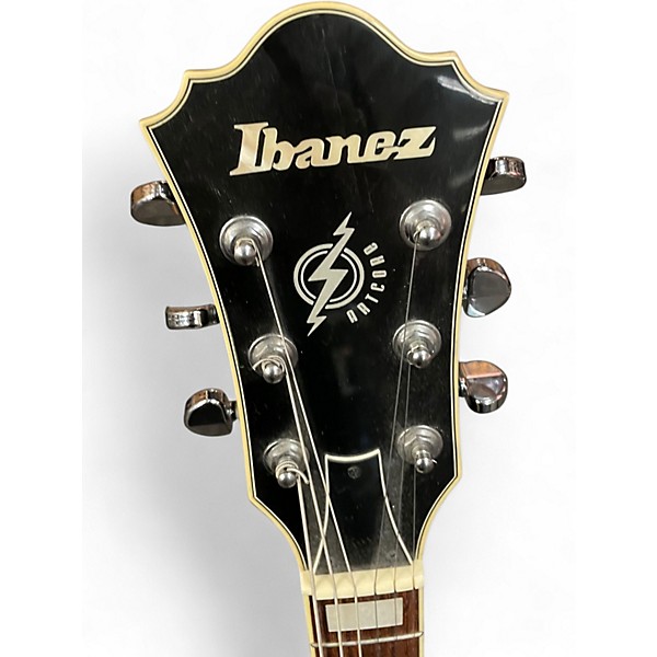 Used Ibanez AF75T Blue Burst Hollow Body Electric Guitar