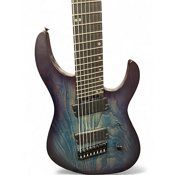 Used Legator NINJA N8FP CALI COBALT Solid Body Electric Guitar