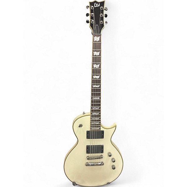 Used ESP LTD EC500 Arctic White Solid Body Electric Guitar