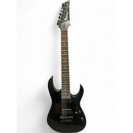 Used Ibanez RG7321 7 String Black Solid Body Electric Guitar