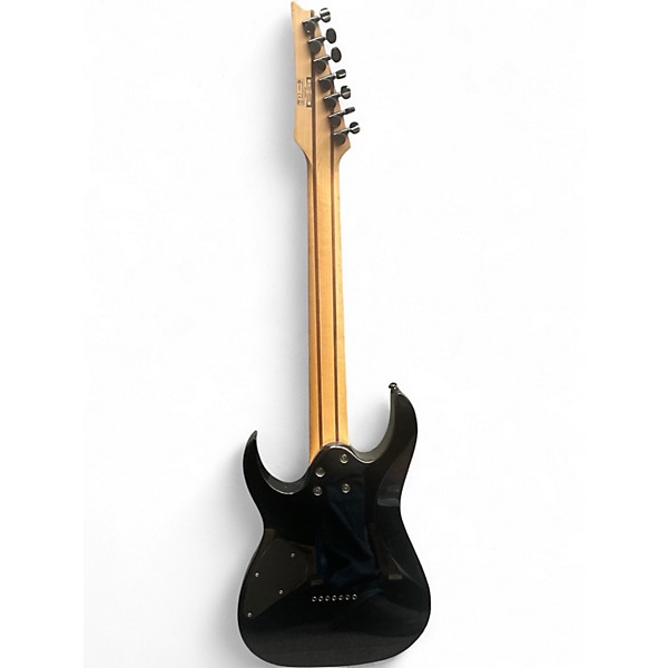 Used Ibanez RG7321 7 String Black Solid Body Electric Guitar