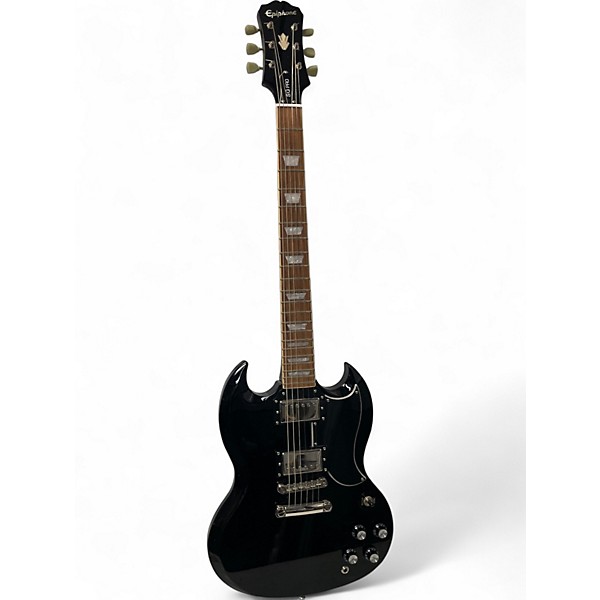 Used Epiphone SG Pro Black Solid Body Electric Guitar