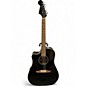 Used Fender Redondo Left Handed Black Acoustic Electric Guitar thumbnail