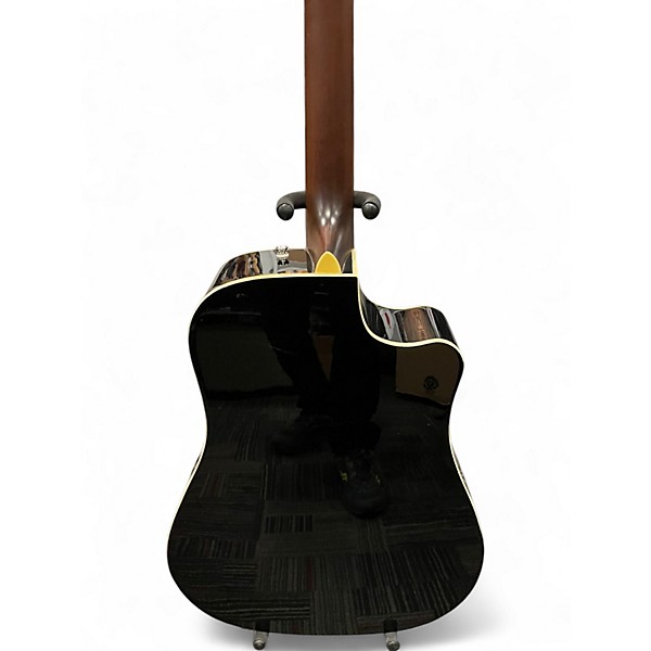 Used Fender Redondo Left Handed Black Acoustic Electric Guitar