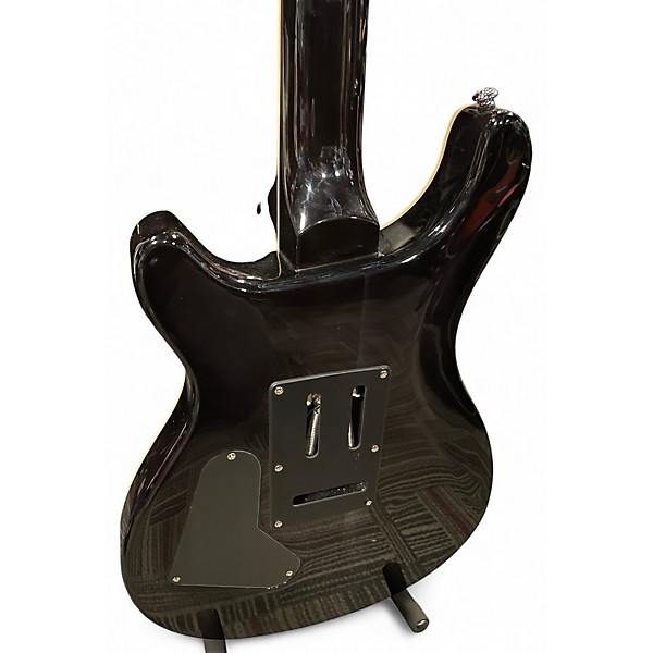 Used Harley Benton CST-24 Deluxe Trans Charcoal Solid Body Electric Guitar