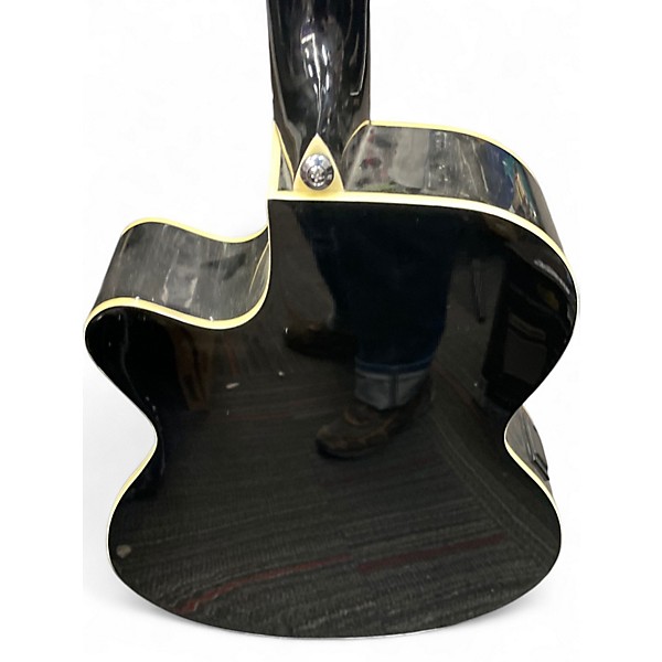 Used Ibanez AEG5EJP Black Acoustic Electric Guitar