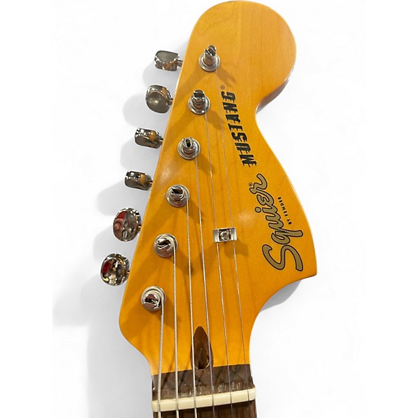 Used 2023 Squier Classic Vibe 60s Mustang red Solid Body Electric Guitar