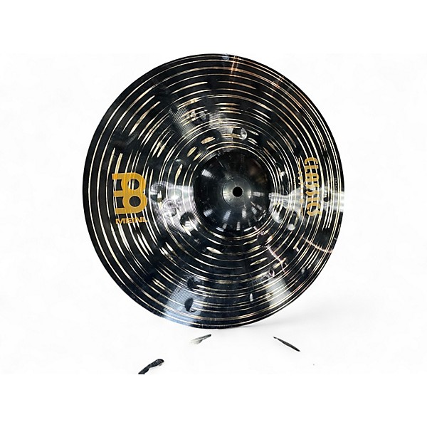 Used MEINL 14in DARK HI HAT PAIR Cymbal