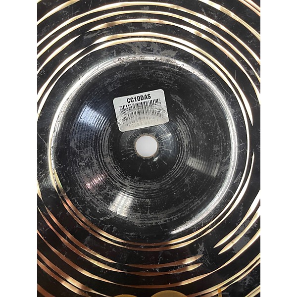 Used MEINL 10in DARK SPLASH Cymbal