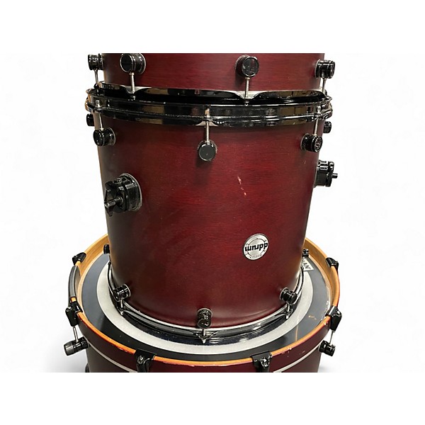 Used ddrum 5 Piece Reflex WINE RED Drum Kit