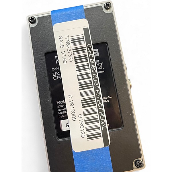 Used BOSS DD-3T Effect Pedal