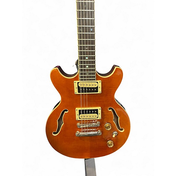 Used Dean SARASOTA Orange Hollow Body Electric Guitar