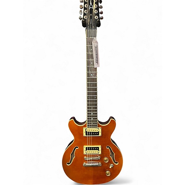 Used Dean SARASOTA Orange Hollow Body Electric Guitar