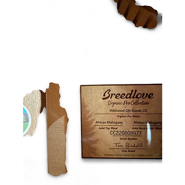 Used Breedlove Wildwood CN Suede CE Sunburst Acoustic Electric Guitar