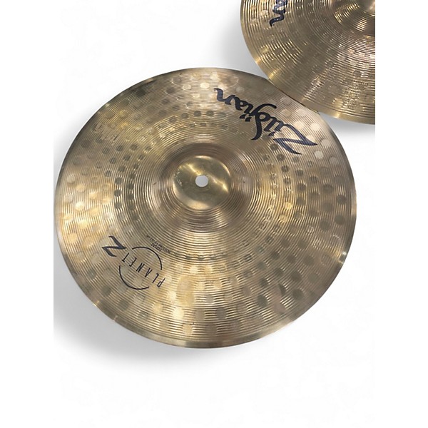 Used Zildjian 13in Planet Z Hi Hat Pair Cymbal