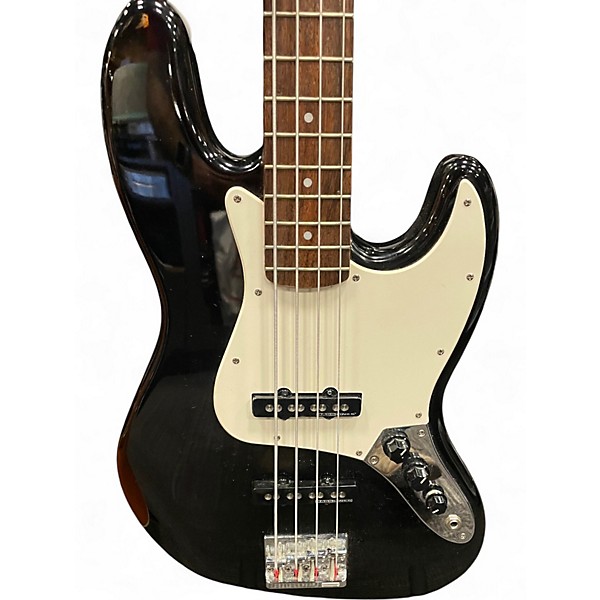 Used Squier Affinity Jazz Bass Black Electric Bass Guitar